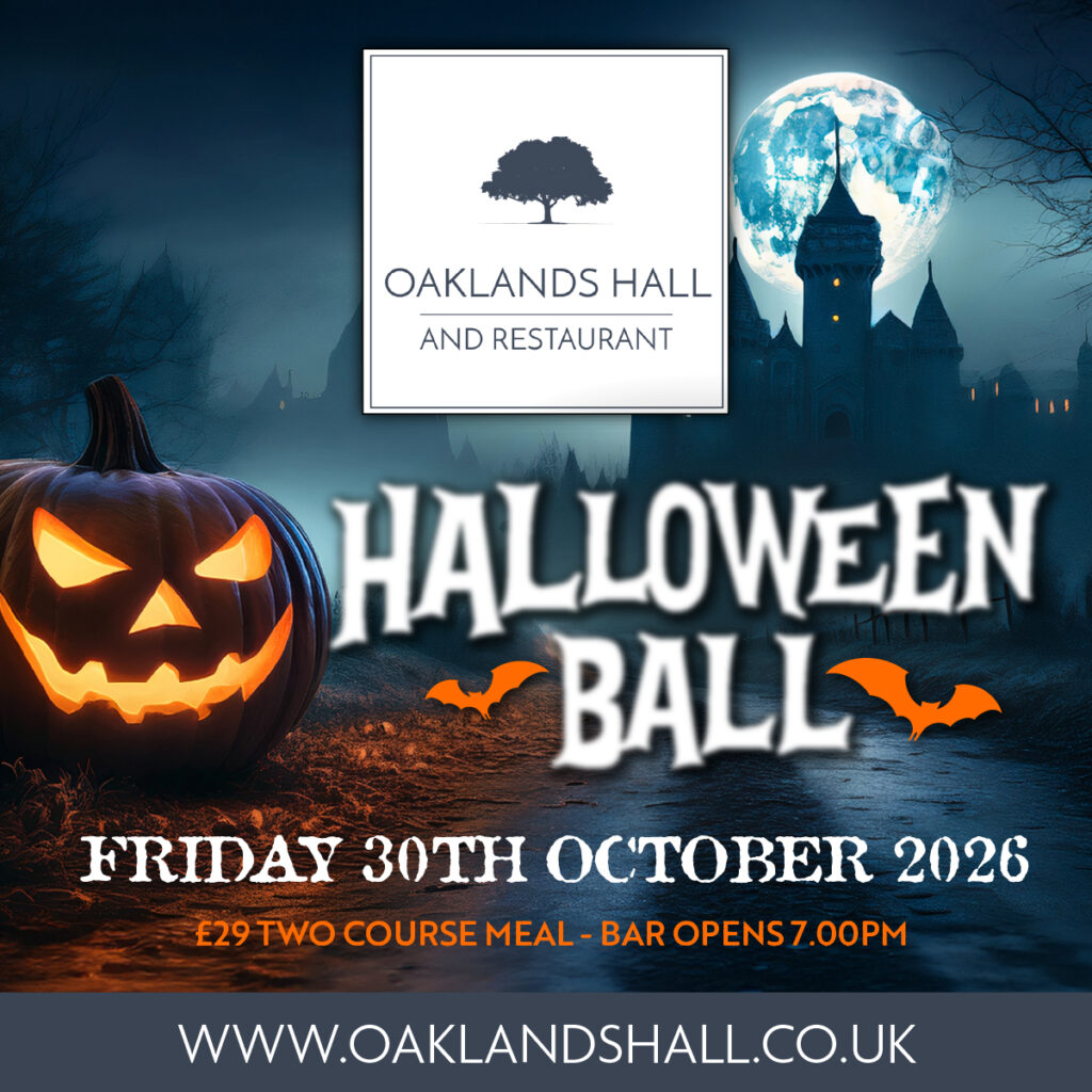 🎃👻 Halloween Ball at Oaklands Hall & Restaurant 👻🎃